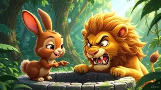 Lion and Rabbit Kids Story | Moral Stories for Kids | Animated Story English