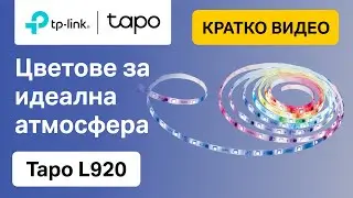 Кратко видео | TP-Link Tapo L920: Интелигентна Wi-Fi светлинна лента, многоцветна