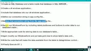 How to Insert Data in Database and Display it in GridView