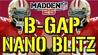 Madden NFL 25 Tips Double Edge B-Gap Nano Blitz & QUICK PRESSURE!