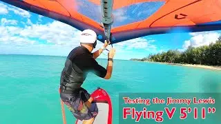 Testing the Jimmy Lewis flyingV 5'11''