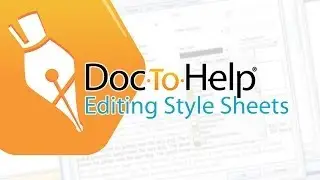 Doc-To-Help: Editing Style Sheets