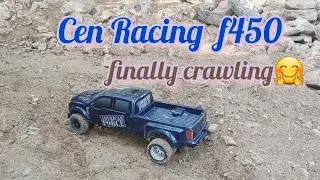 Cen Racing Ford F450 3s brushless , American Force rc 1/10 . premier essai scale crawler😁✌️
