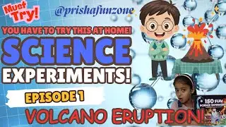 🌋 Kids Volcano Eruption Experiment | Fun Science Experiment with Prisha!