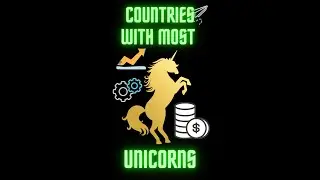 Countries With Most Unicorn 2022 #shorts | Countries with Most UNICORNS