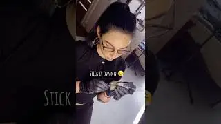 Firs tattoo on real skin 😱 #tattoo #couplevlog #supportme #lifestyle