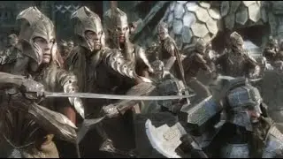 Enanos y Elfos Vs Orcos | V.Ext | El Hobbit La Batalla De Los 5 Ej&eacute;rcitos