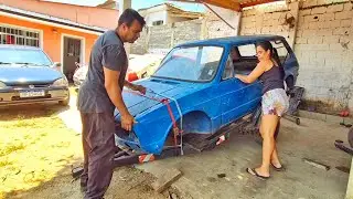 E AGORA pra DESCARREGAR essa CARROCERIA ? PENSEI que TAVA BOA MAIS DEPOIS de LIMPA olha a RARIDADE 