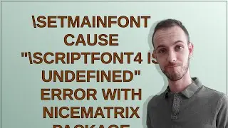 \setmainfont cause 
