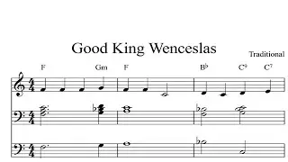 Good King Wenceslas: CHRISTMAS SHEET MUSIC Piano Organ & Keyboard Book 1