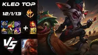TOP Kled vs Gragas - NA Grandmaster Patch 25.S1.5