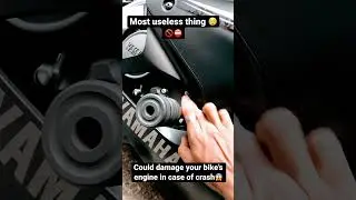 R15v4 crash guard | Most Useless product | #r15v4 #r15m #r15modified #accessories