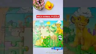 HOW TO SOLVE A PUZZLE | SAFARI ANIMAL PUZZLE @adajopuzzleworld #shorts #puzzle #animals