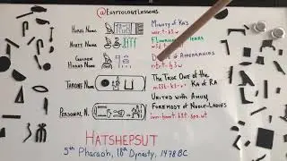 Hatshepsut - Reading the 5 Names of the Famous Egyptian Pharaoh