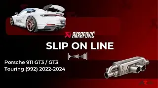 SLIP ON RACE LINE - AKRAPOVIC - PORSCHE 911 GT3 / GT3 TOURING (992) 2022-2024