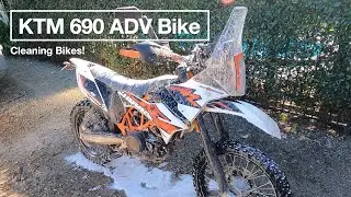 KTM 690 - Cleaning Dirt Bikes