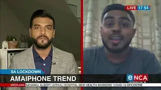 Jashmir Talks About The Amaiphone TikTok Trend on eNCA (03 July 2020)