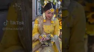Aymen saleem Mayon look #wedding #pakistaniactord #aymensaleem .