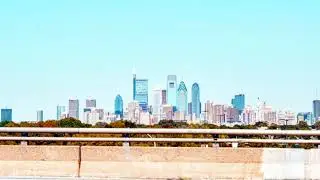 Philadelphia skyline 2025 render timelapse