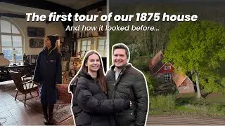 First Tour of our 1875 House! What we did so far....