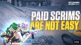 PAID SCRIMS ARE NOT EASY🥵#battlegroundsmobileindia #competitive #grind