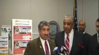 Congressman Rangel is honored by the IRS' employee union