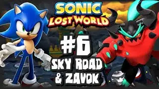Sonic Lost World Wii U - (1080p) - Part 6 Sky Road & Zavok