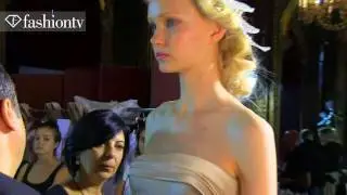 Georges Hobeika Backstage ft Chloe Memisevic - Paris Couture Fashion Week Fall 2011 | FashionTV FTV