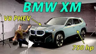 BMW XM 750 hp performance SUV REVIEW - the Darth Vader of BMW!