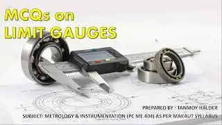 MCQ Taylor&rsquo;s Principle & Types of Limit Gauges PCME&ndash;404 Metrology & Instrumentation