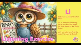 ESL Game | Vocabulary Song - Letter L - The L Song | Vocabulary Quiz | Learn English