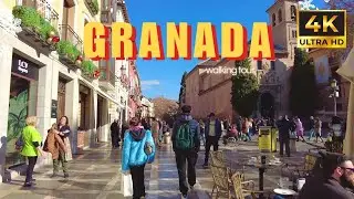GRANADA, SPAIN 🇪🇸🔥 Beautiful City Center During Winter ❄️