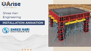 Formwork - Scaffolding - Installation Animation - Industrial Animation