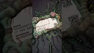 AR layer for business card made with AI #ar #sparkar #biopunk #stablediffusion  #controlnet