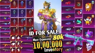 PUBG ID For Sale 80k | Cheaprate Account Hevy Gunlab inventory | ❤️😍🥰