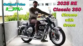 2025 RE Classic 350 Green Colour Specs in telugu | TechTravelTelugu