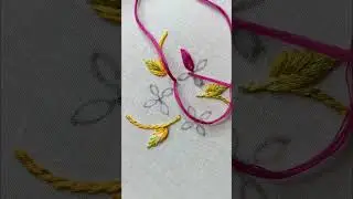 Stunning hand embroidery| made for pillow cover / bedsheet| #embroidery