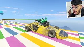 Cars Vs Cars Vs Wallride Challenge 984.332% People Uninstall GTA 5 After This Race!