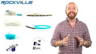 Rockville RMWK8 8 AWG Waterproof Marine/Boat Amplifier/Amp Installation Wire Kit