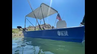 Jon boat to bass boat conversion added carpet, seats, cup holders, etc