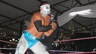 Vud&uacute; Max, Zarpa de Tigre Jr VS Black Tecno, Blue Machine ( Lucha Completa ) Arena Mama Luchas