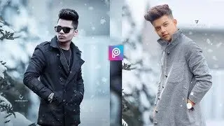 PicsArt Riyaz. 14 Winter Realistic Photo Editing Tutorial in PicsArt Step by Step in Hindi