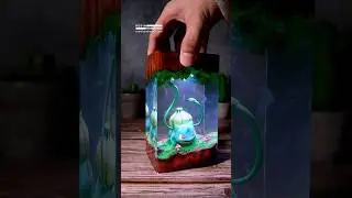 Let bulbasaur's vibrant spirit brighten your world 🥰#handmadegifts #artdecor #resinart #handmadeart