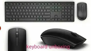 Unboxing !! Dell store !! wireless keyboard and mouse km636 black...