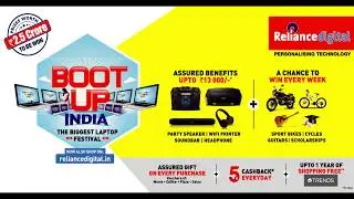 #BootUpIndia - India's Biggest Laptop Festival | Reliance Digital