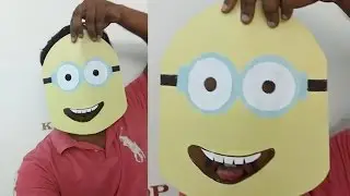 How to Make a Mask | How to make Minion Mask