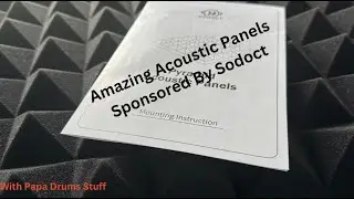 🎧 Transform Your Drum Studio with Sodoct Acoustic Foam Panels &ndash; Papa Drums Stuff Review & Demo! 🎧
