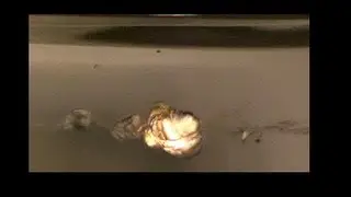 Explosion In Clear Ballistics Gel High-Speed Slow Motion Adiabatic Compression