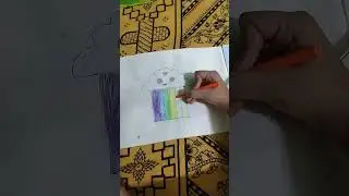 cute rainbow cloud ☁️🥰#Cute #Drawing