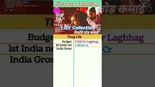 Thug Life Box Office Collection | Thug Life first Day Collection, Thug Life Worldwide Collection